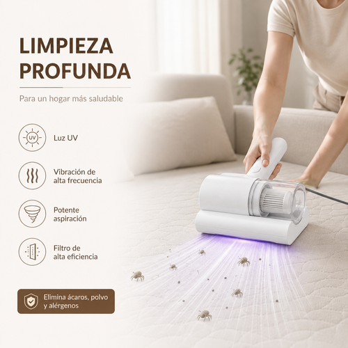Aspiradora Antiácaros Portátil UV AcaroPure™