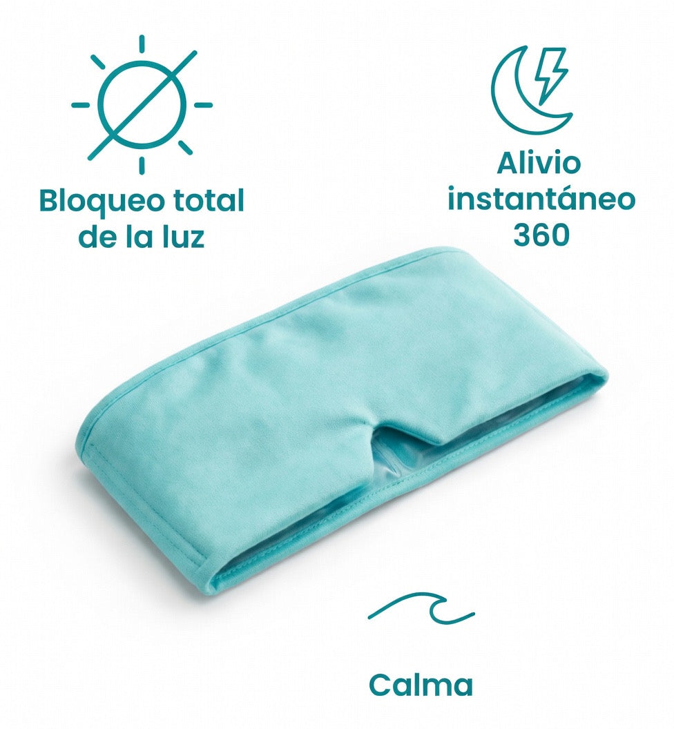 MigraCalm™ - Antifaz de Alivio Térmico 360° para Migrañas