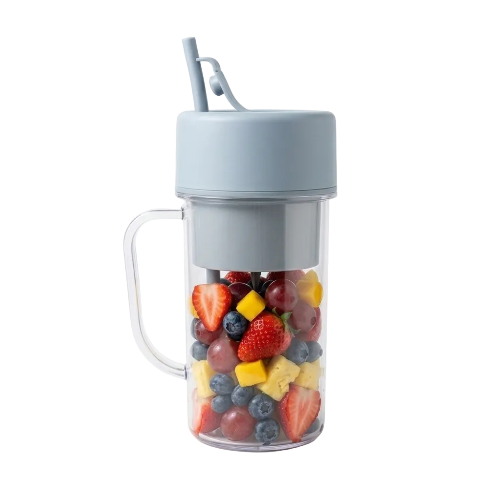 Batidora Portátil NutriSip™ con Pajita