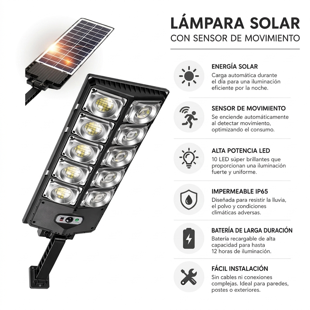 Farola Solar Exterior EVERLIGHT PRO™