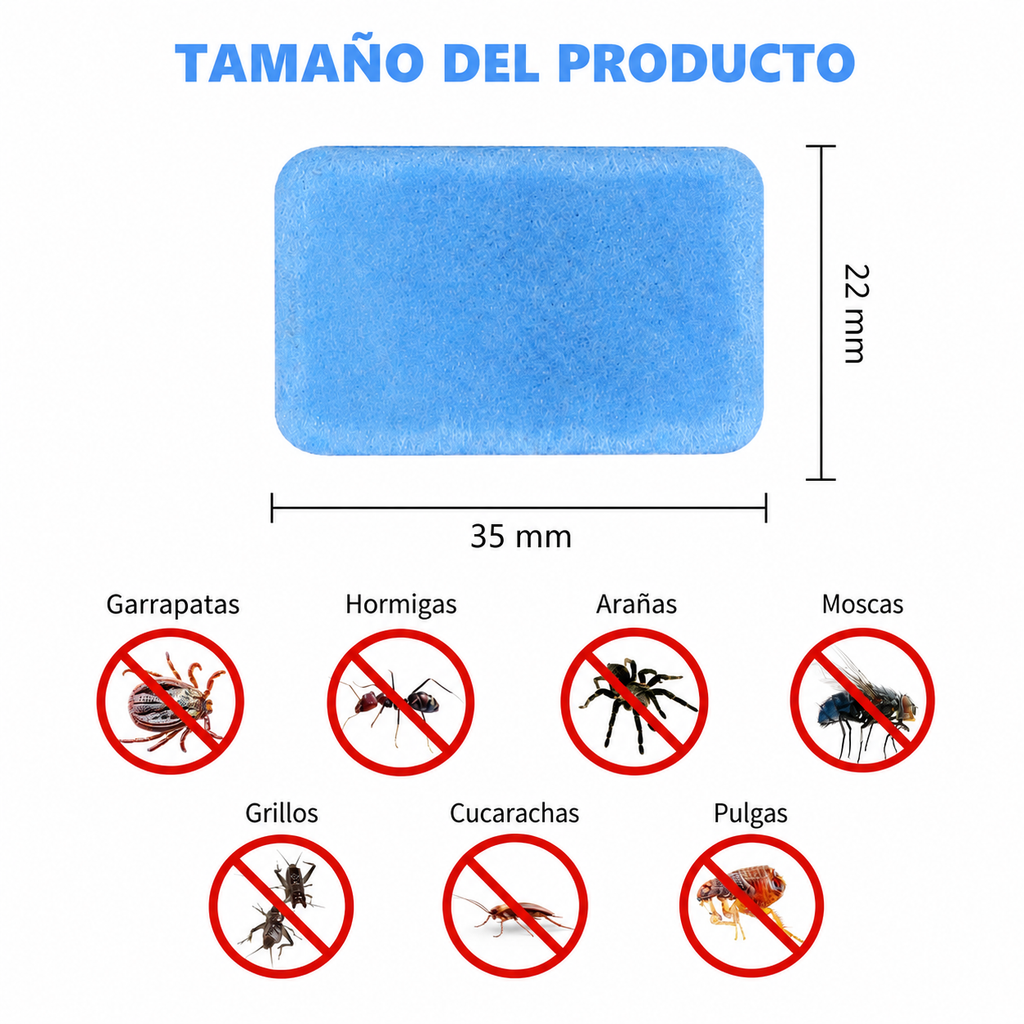 Pack 10 pastillas antimosquitos linterna LumiGuard™