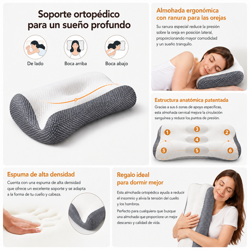 Almohada cervical ergonómica DreamCurve™