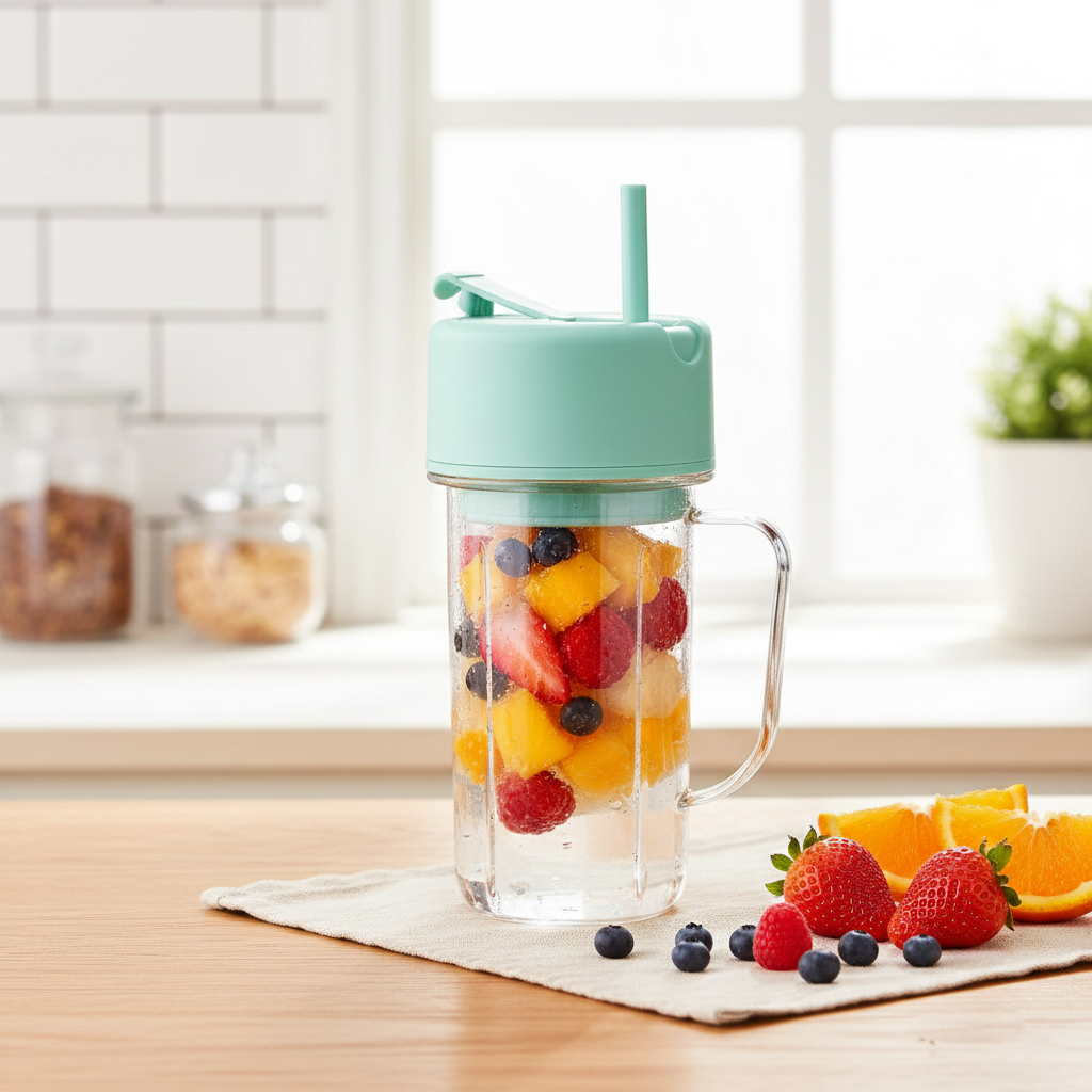 Batidora Portátil NutriSip™ con Pajita