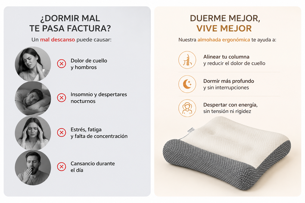 Almohada cervical Viscoelástica DreamCurve™