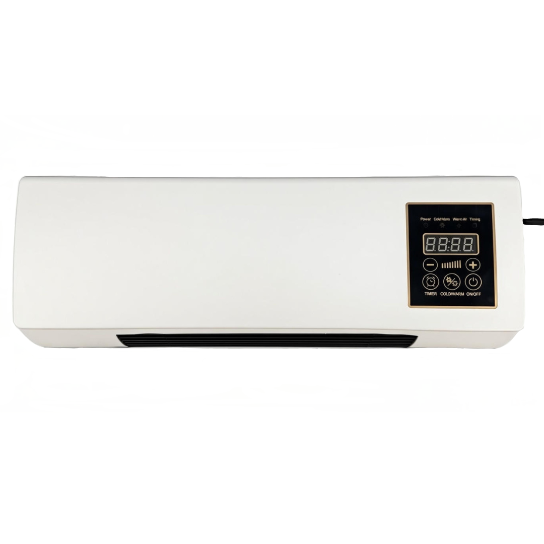 Calefactor y Ventilador de pared 1800W con mando