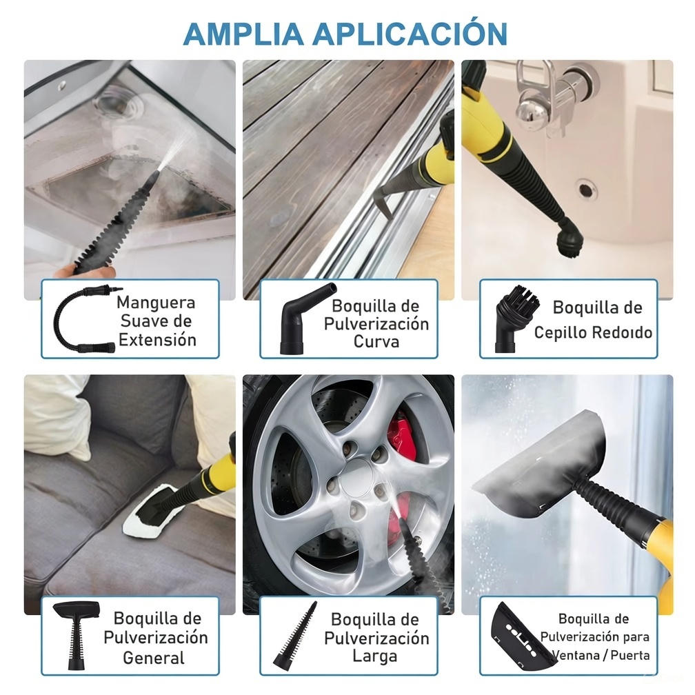 Limpiador a Vapor Multi superficie